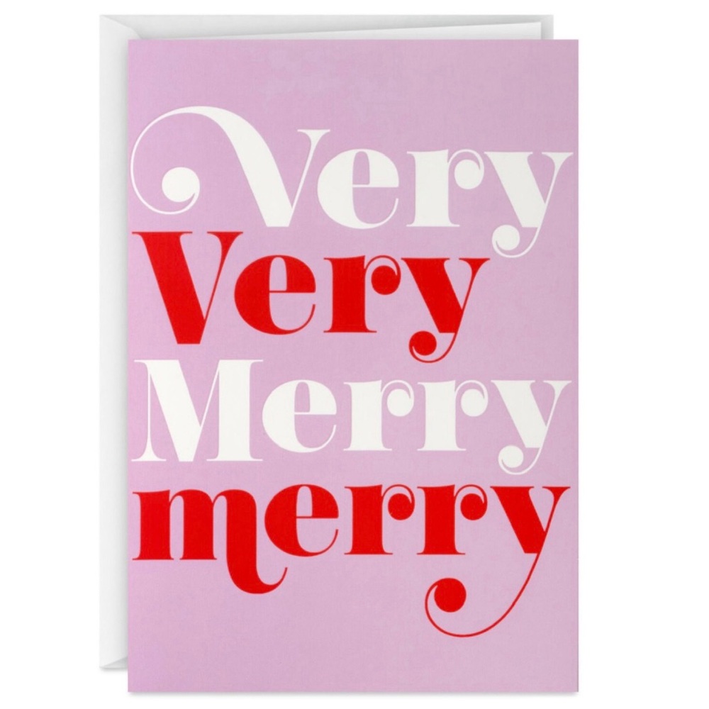 Hallmark Very Very Merry Boxed Christmas Cards, Pack of 16 (NWT) - Picture 3 of 15